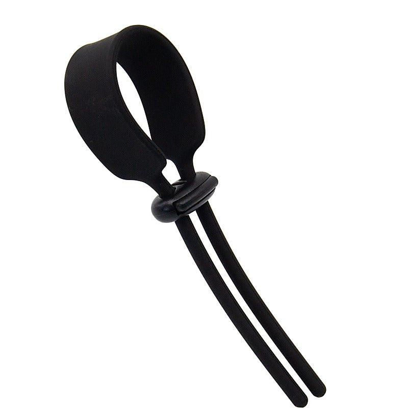Lasso Style Adjustable Cock Ring by Love In Leather - Cock Rings