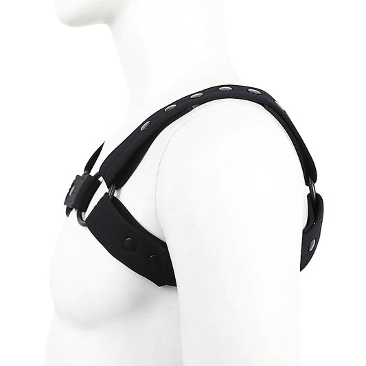 Love In Leather Mens Neoprene Bulldog Brace - Cuffs And Restraints