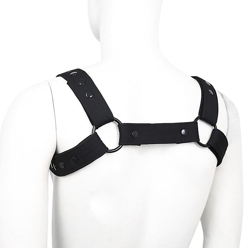 Love In Leather Mens Neoprene Bulldog Brace - Cuffs And Restraints