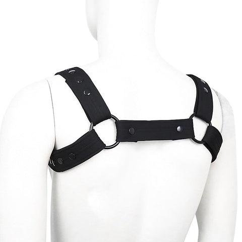 Love In Leather Mens Neoprene Bulldog Brace - Cuffs And Restraints