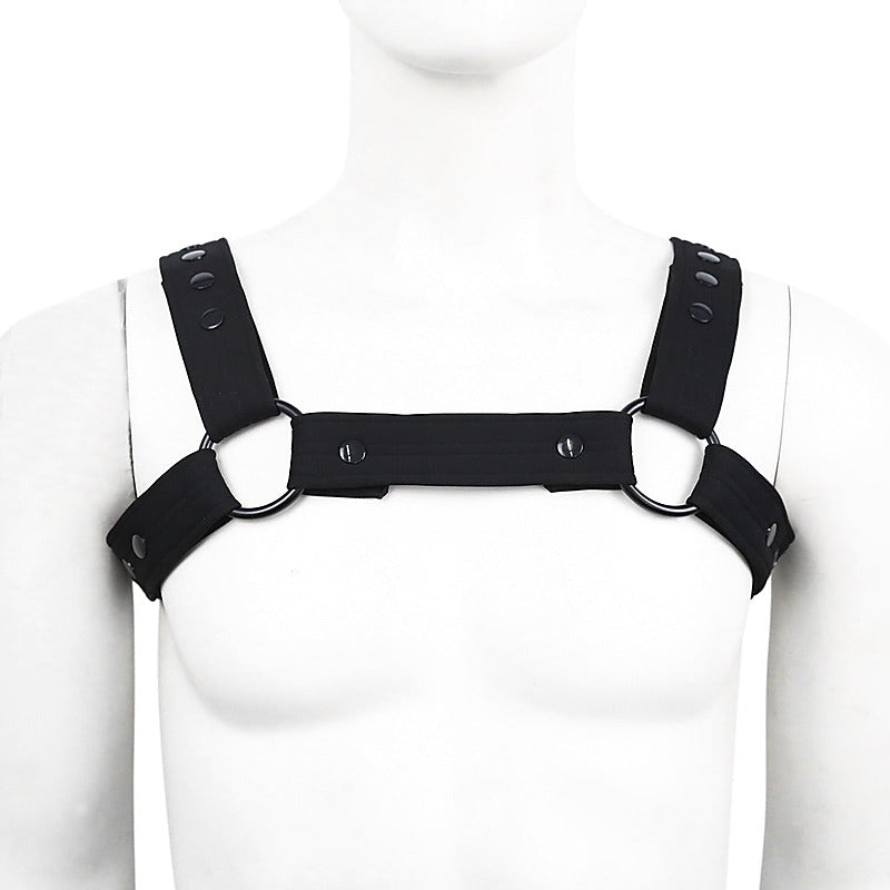 Love In Leather Mens Neoprene Bulldog Brace - Cuffs And Restraints