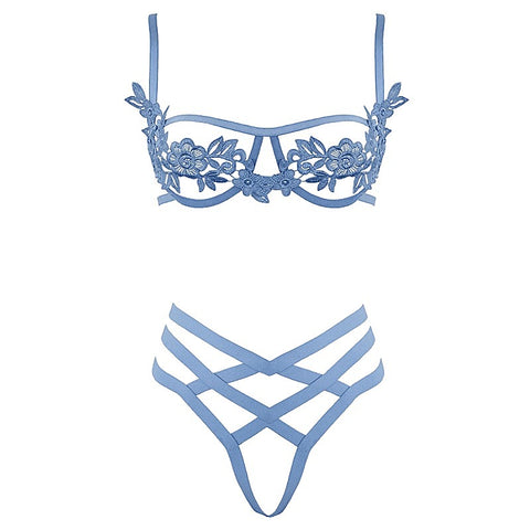 Premium Sexy Fetish Bra and Panty Set by Muse - Her Fetish