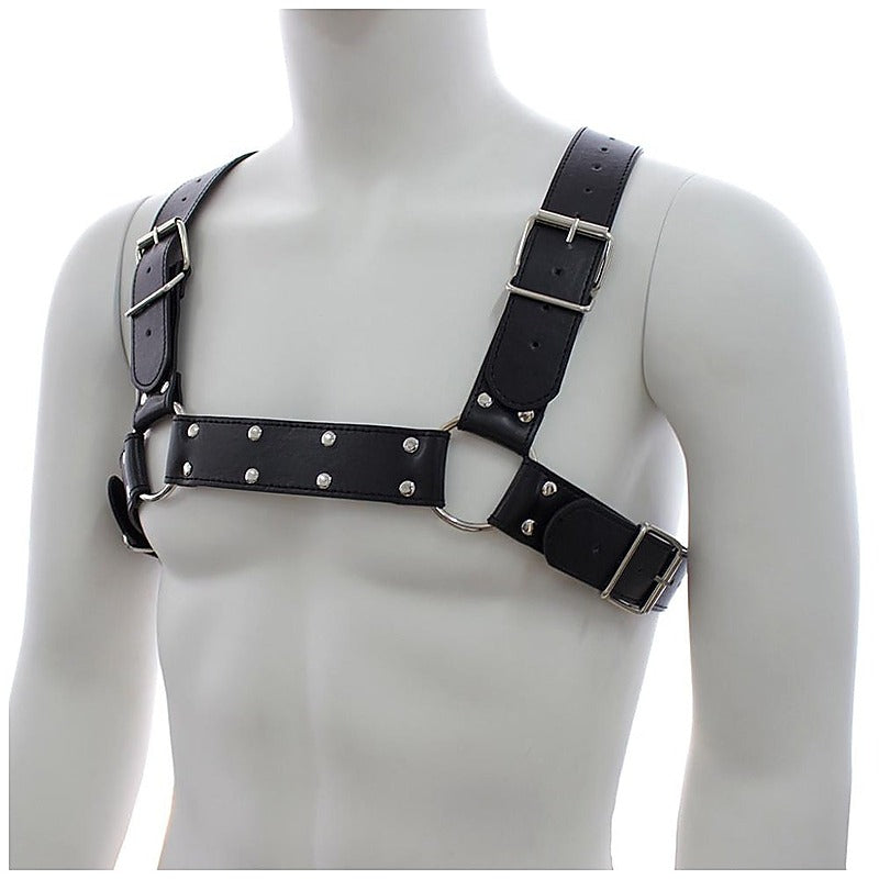 Berlin Baby PU Leather BDSM Play Bulldog Brace - Cuffs And Restraints