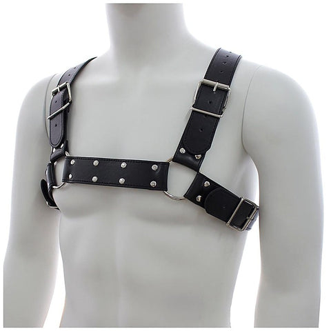 Berlin Baby PU Leather BDSM Play Bulldog Brace - Cuffs And Restraints