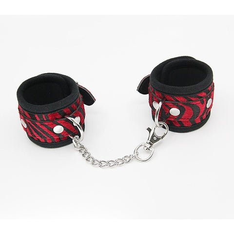 Berlin Baby Animal Print Bondage Wrist Cuffs - Cuffs And Restraints
