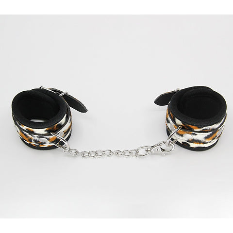 Berlin Baby Animal Print Bondage Wrist Cuffs - Cuffs And Restraints