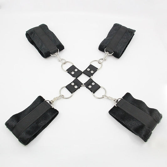 Berlin Baby PU Hog Tie Cross Shackle Piece