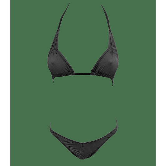 Love In Leather Spandex Fabric Womens Bikini - Bras and Bra Sets