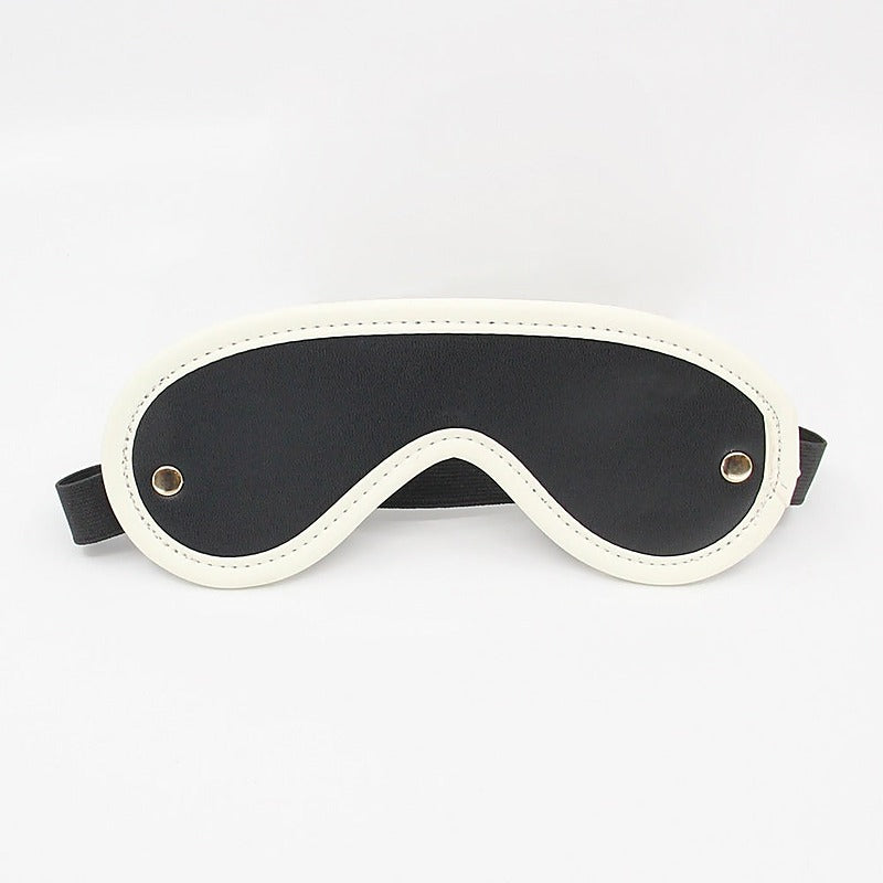Black & Glow in The Dark Blindfold by Love In Leather - Masks And Blindfolds