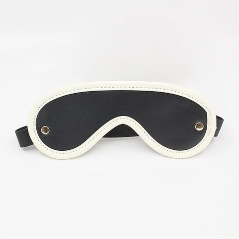 Black & Glow in The Dark Blindfold by Love In Leather - Masks And Blindfolds