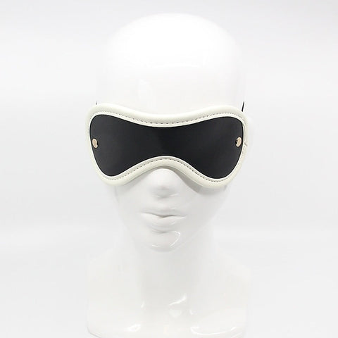 Black & Glow in The Dark Blindfold by Love In Leather - Masks And Blindfolds