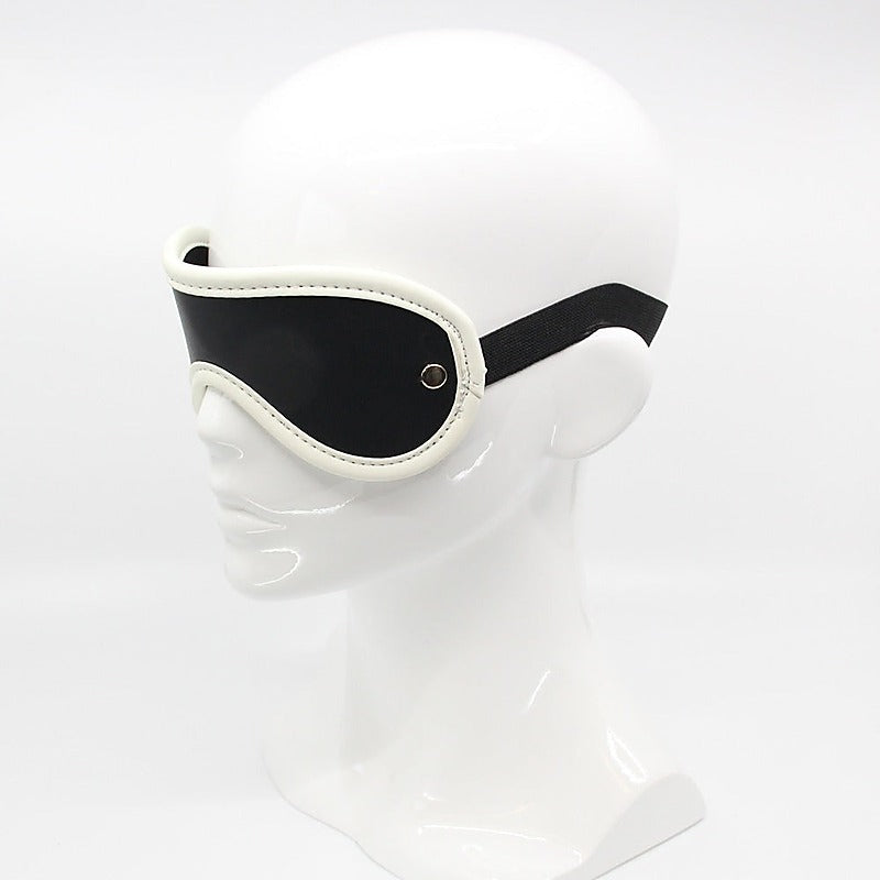 Black & Glow in The Dark Blindfold by Love In Leather - Masks And Blindfolds