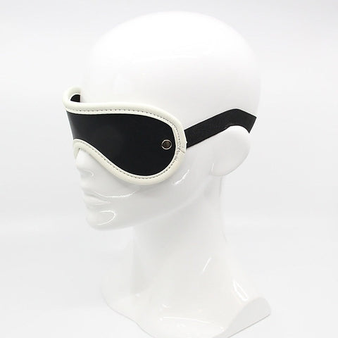 Black & Glow in The Dark Blindfold by Love In Leather - Masks And Blindfolds