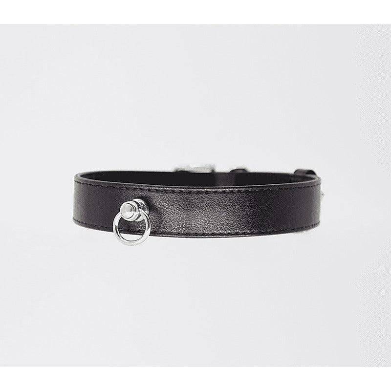 Tipped Bondage Collar & Lead Set by Love In Leather - Collars and Leads