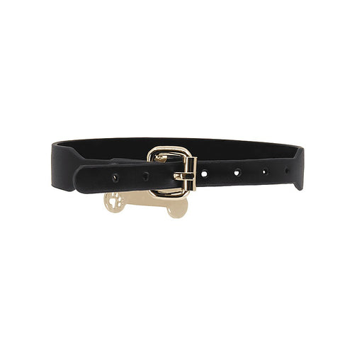 Engravable Bone Bondage Collar by Love In Leather - Collars and Leads