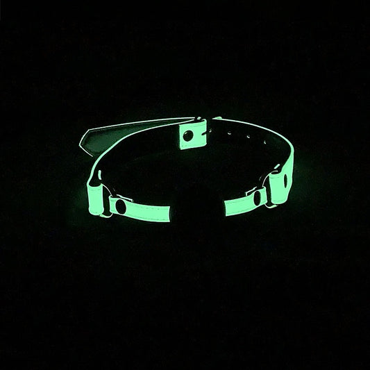 Love In Leather Glow in the Dark Gag With Ball - Bondage Gags and Bits