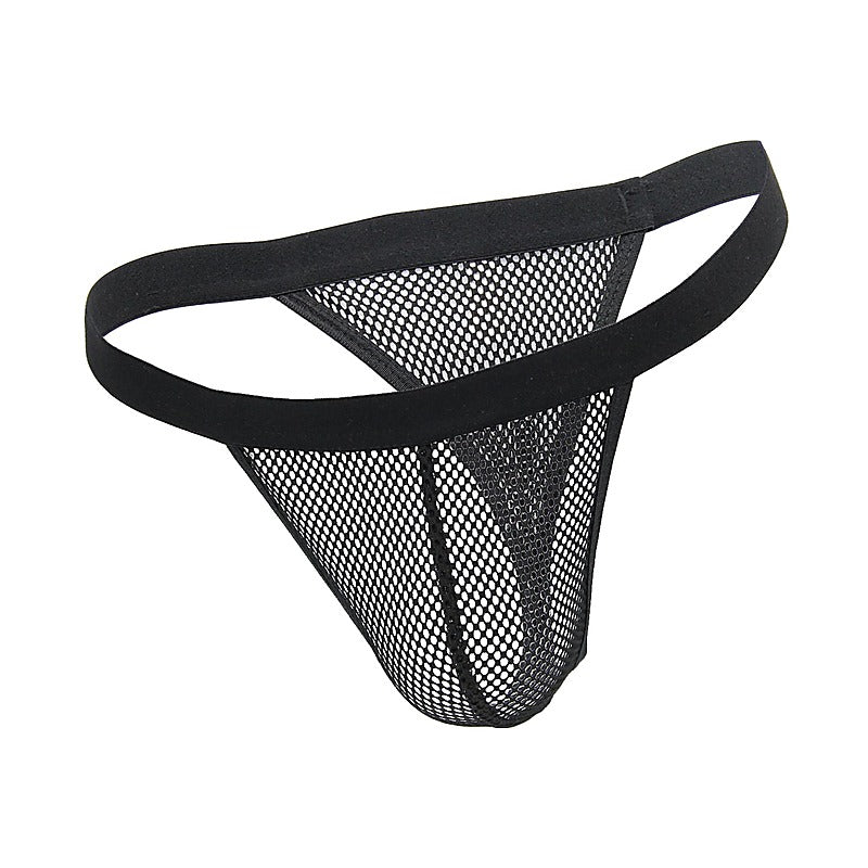 Love In Leather Mens Mesh G-String Briefs - Jocks and G-Strings