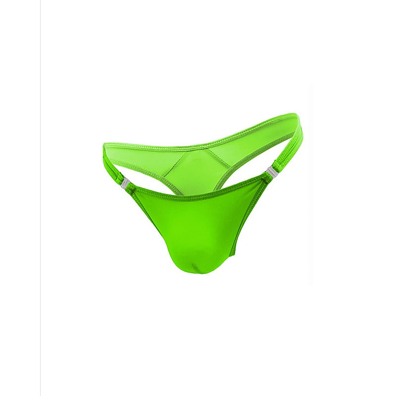 Love In Leather Mens Quick Release Lycra G-String S/M - Jocks and G-Strings