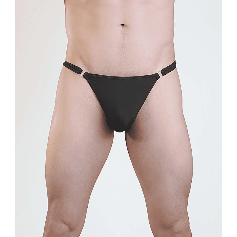 Love In Leather Mens Quick Release Sexy G-String L/XL - Jocks and G-Strings