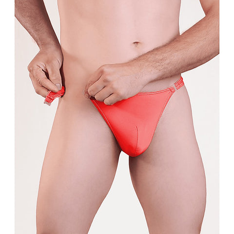 Love In Leather Mens Quick Release Sexy G-String L/XL - Jocks and G-Strings