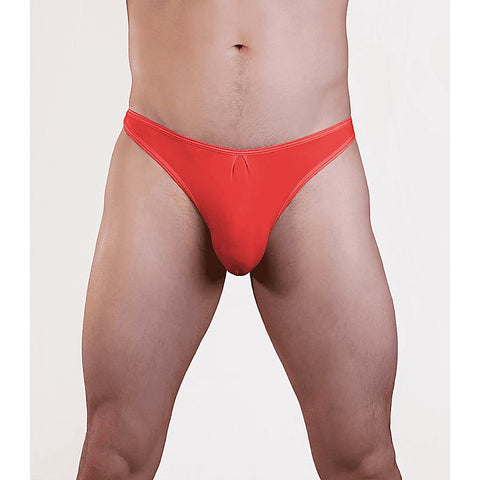 Love In Leather Plain Mens Lycra G-String S/M - Jocks and G-Strings