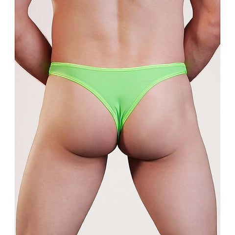 Love In Leather Plain Mens Lycra G-String S/M - Jocks and G-Strings