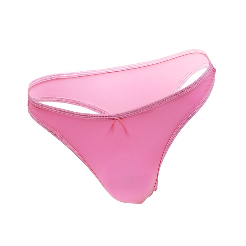 Love In Leather Plain Mens Lycra G-String S/M - Jocks and G-Strings