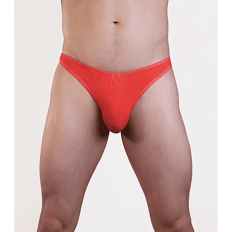 Love In Leather Plain Mens Lycra G-String L/XL - Jocks and G-Strings