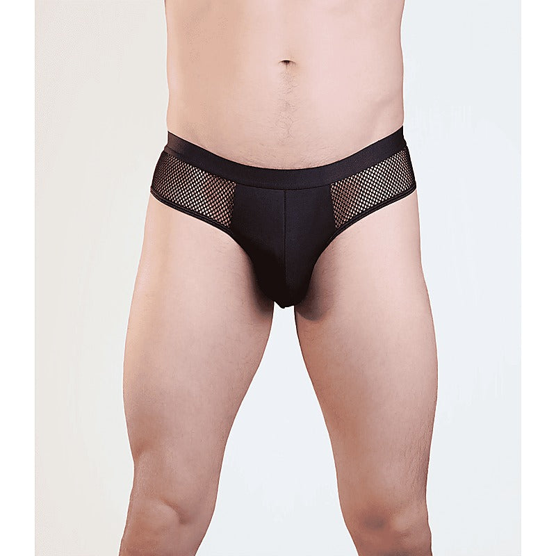 Love In Leather Mens Mesh Bumless Sexy Underwear - Jocks and G-Strings