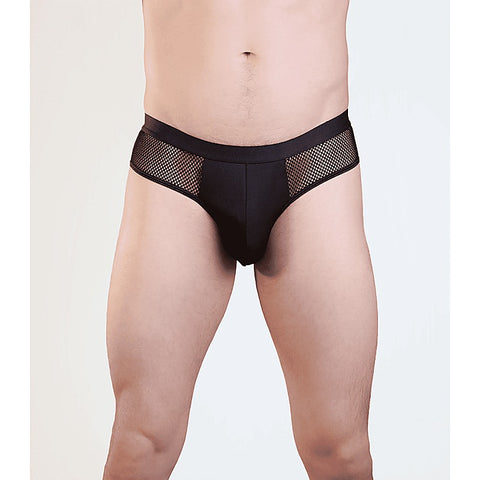 Love In Leather Mens Mesh Bumless Sexy Underwear - Jocks and G-Strings
