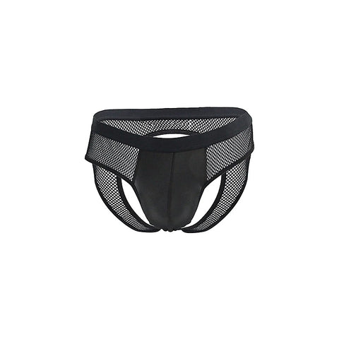 Love In Leather Mens Mesh Bumless Sexy Underwear - Jocks and G-Strings