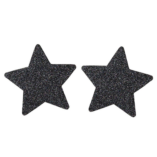 Love In Leather Glitter Star Womens Nipple Covers - Breast and Nipple Toys