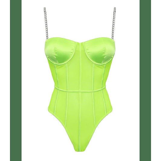 Muse Lingerie Fluro Mesh Sexy Womens Bodysuit - Her Fetish