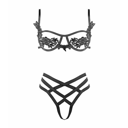 Muse Lingeire Open Cup Bra With Cut Out Bust - Her Fetish