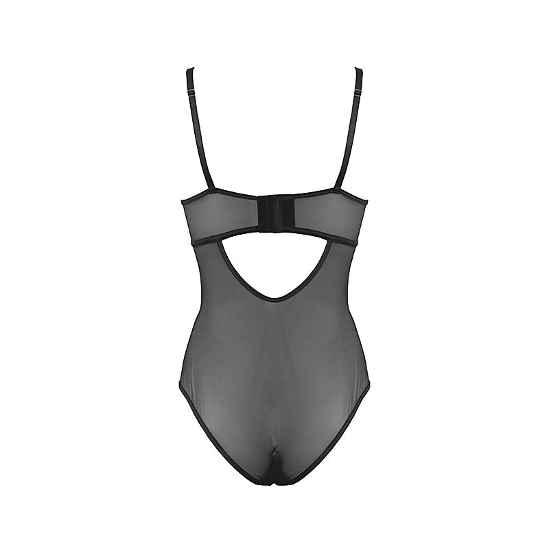 Muse Lingerie Sexy BDSM Play Fetish Bodysuit Black - Her Fetish