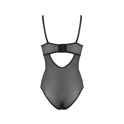 Muse Lingerie Sexy BDSM Play Fetish Bodysuit Black - Her Fetish