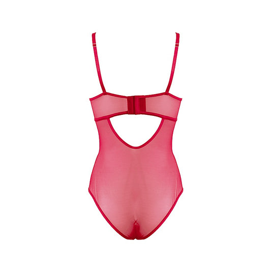 Muse Lingerie BDSM Play Sexy Womens Bodysuit Red - Her Fetish