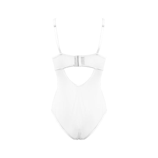Muse Lingerie BDSM Play Sexy Womens Bodysuit White - Her Fetish