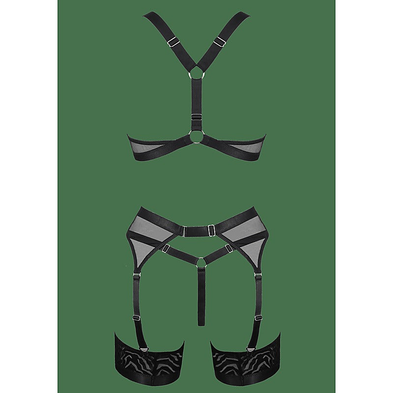 5-Piece Fetish Play Sexy Women's Lingerie Set by Muse - Her Fetish