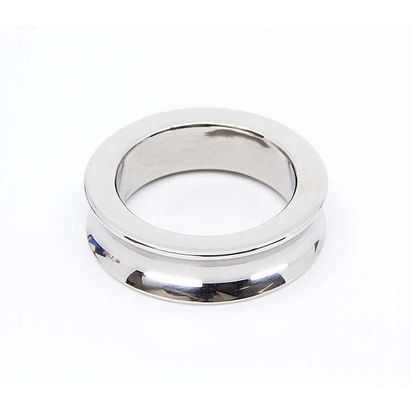 Premium Stainless Steel Fat Boy Ring by Love In Leather - Steel Cock Rings