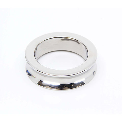 Premium Stainless Steel Fat Boy Ring by Love In Leather - Steel Cock Rings