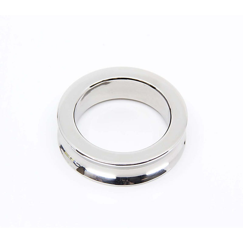 Premium Stainless Steel Fat Boy Ring by Love In Leather - Steel Cock Rings