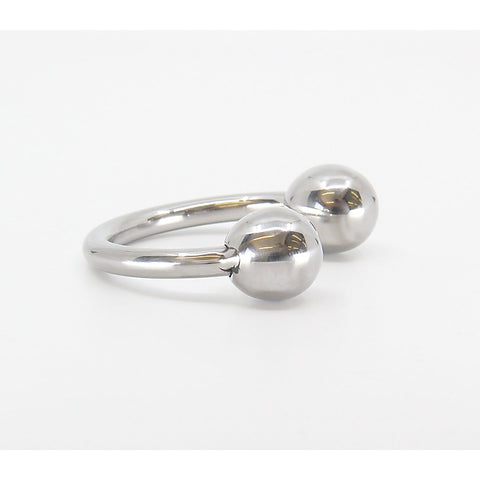 Stainless Steel Mens Glans Ring by Love In Leather - Steel Cock Rings