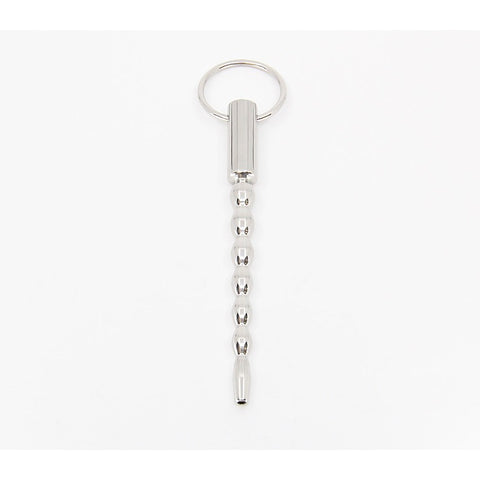 Stepped Ripple Penis Plug With Ring by Love In Leather - Urethral Sounds