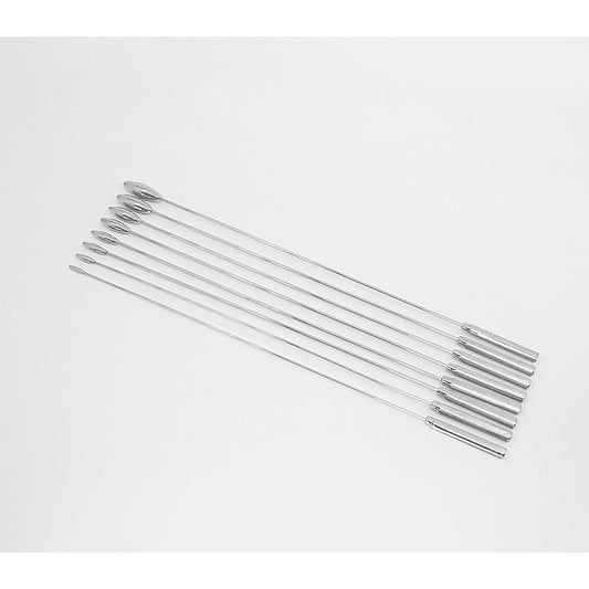 Love In Leather 8 Piece Rosebud Dilator Sounding Kit - Urethral Sounds