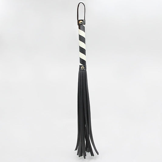 Love In Leather Medium Length Suede Flogger Purple - Whips And Crops