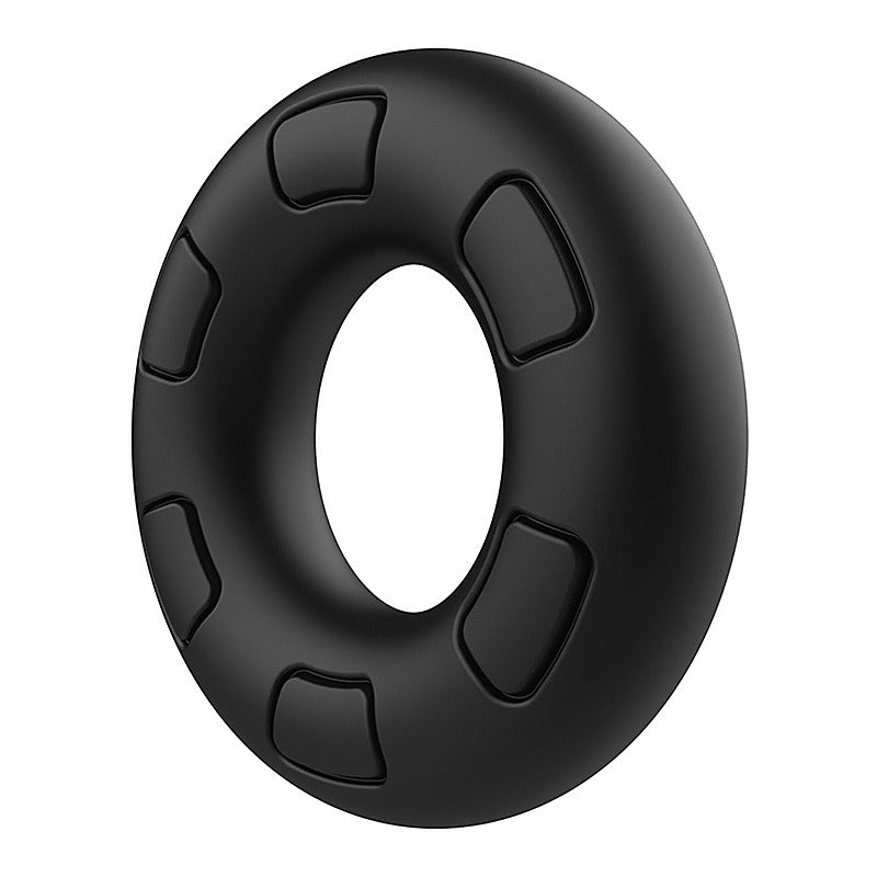 Playful Nero Liquid Silicone Thick Male C-Ring by Evolved - Stretchy Cock Rings