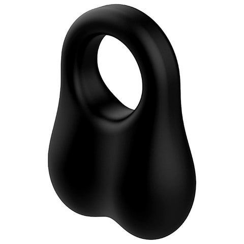 Nero Liquid Silicone Weighted Ball Ring by Evolved - Stretchy Cock Rings