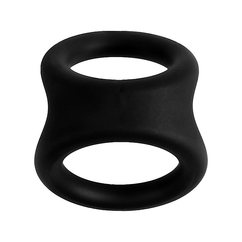 Playful Nero Soft Silicone Two Way Cock Ring by Evolved - Stretchy Cock Rings