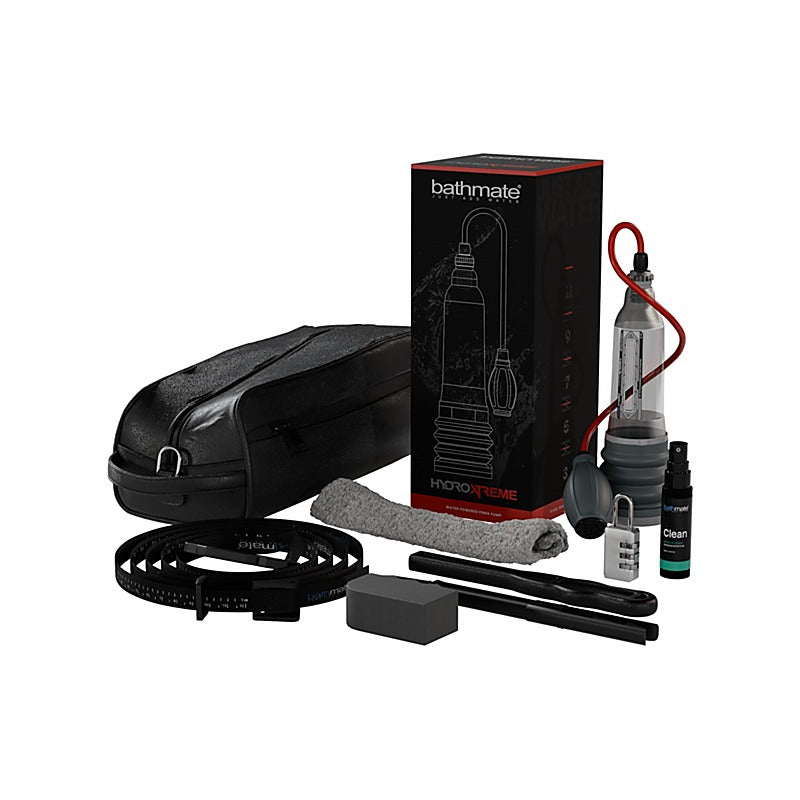 Hydroxtreme6 Hydro Pump and Kit Clear by Bathmate - Penis Pumps And Stretchers